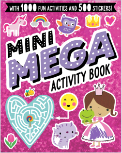 Sticker Activity Book Mini Mega - Pink - 1