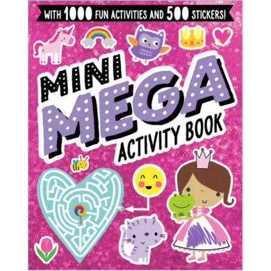 Sticker Activity Book Mini Mega - Pink - 2