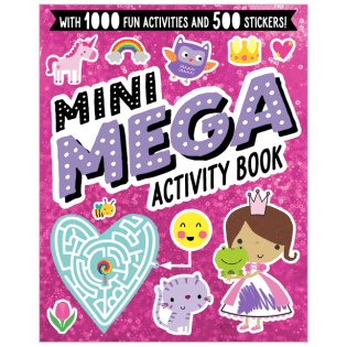 Sticker Activity Book Mini Mega - Pink - 3