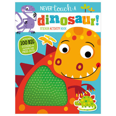 Sticker Activity Book Never Touch a Dinosaur! - 2