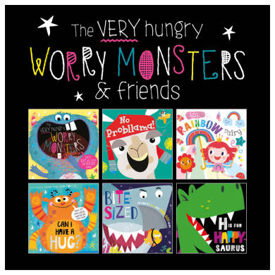 The Very Hungry Worry Monsters Picture Book set x 6 in Bag - 3