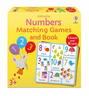 Numbers Matching Games and Book - Usborne