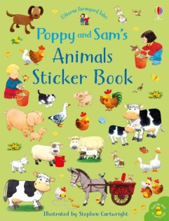 Poppy and Sam's Animals Sticker Book - Usborne