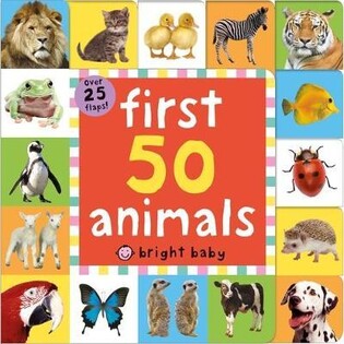 Lift The Flap Tab First 50 Animals - Priddy Books