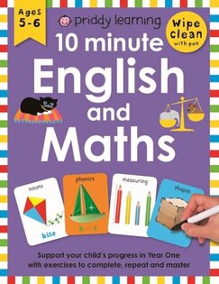 Wipe Clean 10 Minute Maths & Eng - Priddy Books