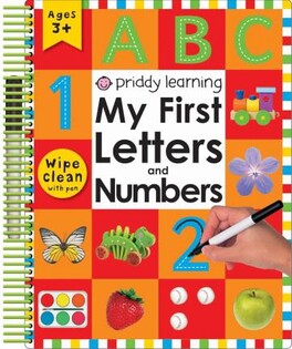 Wipe Clean Spiral First Letters & Numbers - Priddy Books