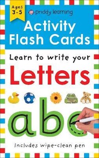 Wipe Clean Flashcards Letters - Priddy Books