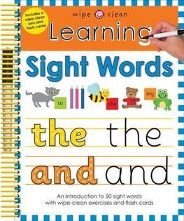 Wipe Clean: Learning Sight Words - Priddy Books