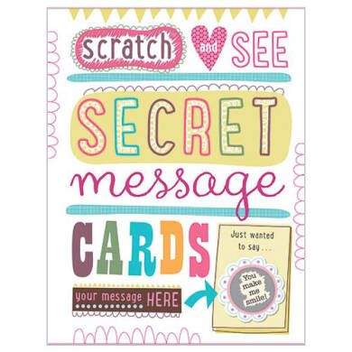 Scratch and See Secret Message Cards - 1