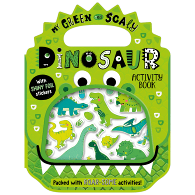 Shiny Stickers My Green And Scaly Dinosaur Activity Book - 1