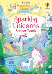 Sparkly Unicorns Sticker Book - Usborne