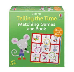 Telling the Time Matching Games and Book - Usborne