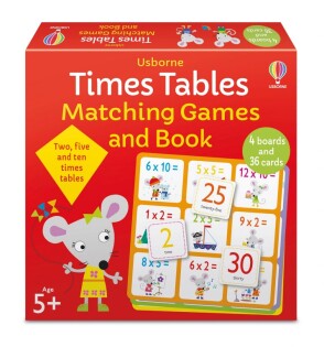 Times Tables Matching Games and Book - Usborne