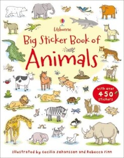 Big Sticker Book Of Animals - Usborne