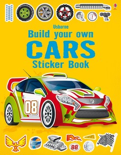 Build Your Own Cars Sticker - Usborne