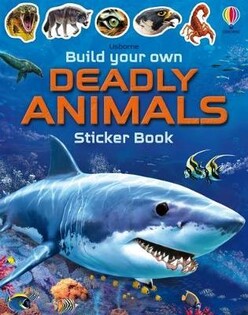 Build Your Own Deadly Animals Sticker Book - Usborne