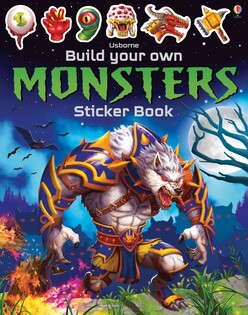 Build Your Own Monsters Sticker Book - Usborne