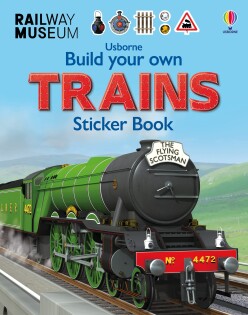 Build Your Own Trains Sticker - Usborne