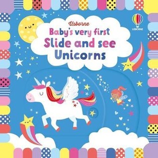 Bvf Slide And See Unicorns - Usborne