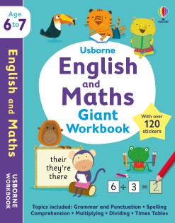 English And Maths Giant Workbook 6-7 - Usborne