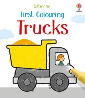 First Colouring Trucks - Usborne