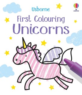 First Colouring Unicorns - Usborne