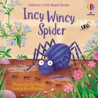 Incy Wincy Spider Little Board Book - Usborne