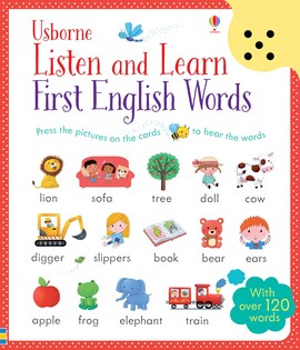 Sound Books - Listen & Learn First English Words - Usborne