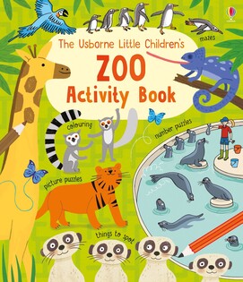 Little Childrens Zoo Activity Book - Usborne