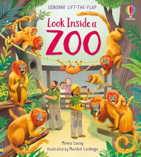 Look Inside A Zoo - Usborne