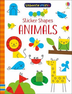 Minis Sticker Shapes Animals - Usborne