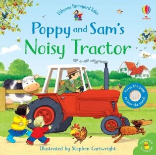 Sound Books - Popy and Sam's Noisy Tractor Book - Usborne