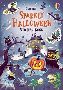 SPARKLY HALLOWEEN STICKER BOOK - Usborne