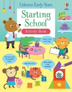 Starting School Activity Book - Usborne