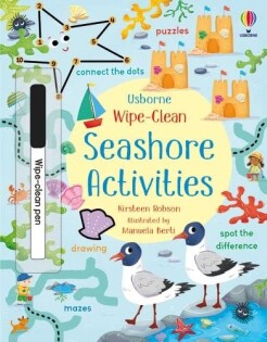 Wipe-Clean Seashore Activities - Usborne