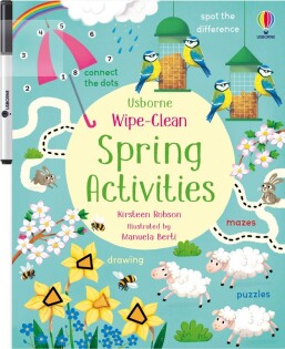 Wipe-Clean Spring Activities - Usborne