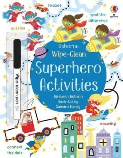 Wipe-Clean Superhero Activities - Usborne