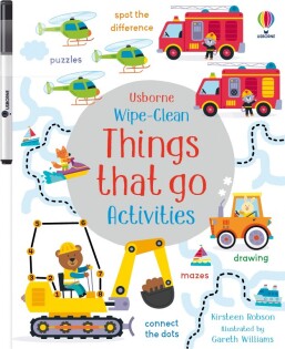 Wipe-Clean Things That Go Activities - Usborne