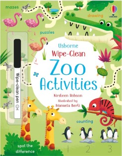 Wipe-Clean Zoo Activities - Usborne