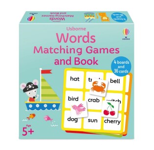 Words Matching Games and Book - Usborne